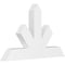 Ekena Millwork Saratoga Architectural Grade PVC Gable Bracket, 48"W x 30"H x 4"D x 6"F, 15/12 Pitch GBP048X30X0406SAR00 - alternate 1